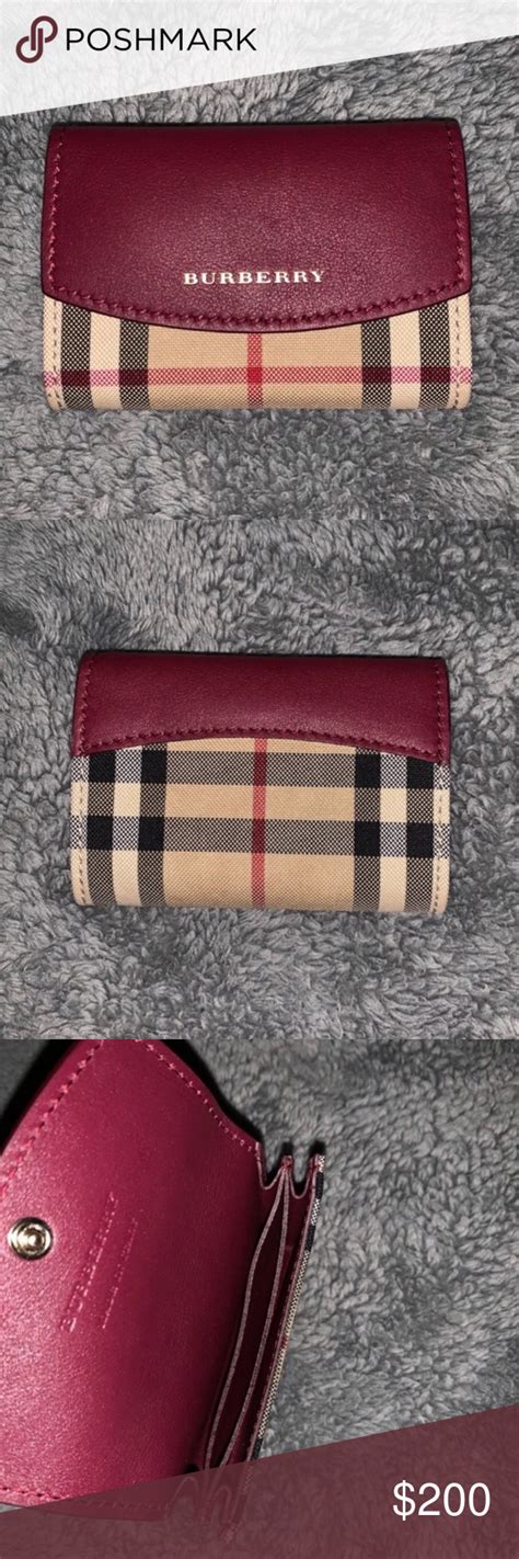 burberry poppy wallet|burberry card case for women.